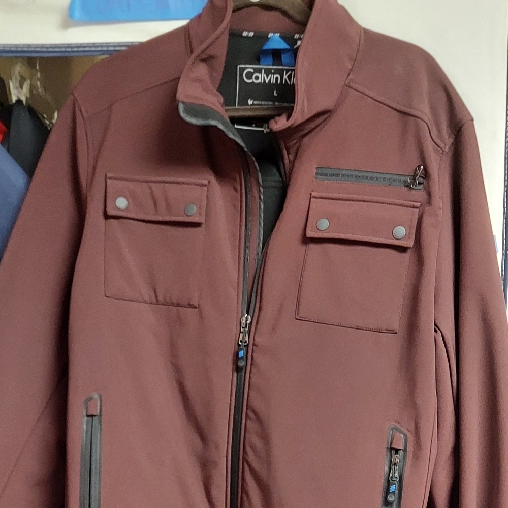 Calvin Klein waterproof breathable fabric lined coat